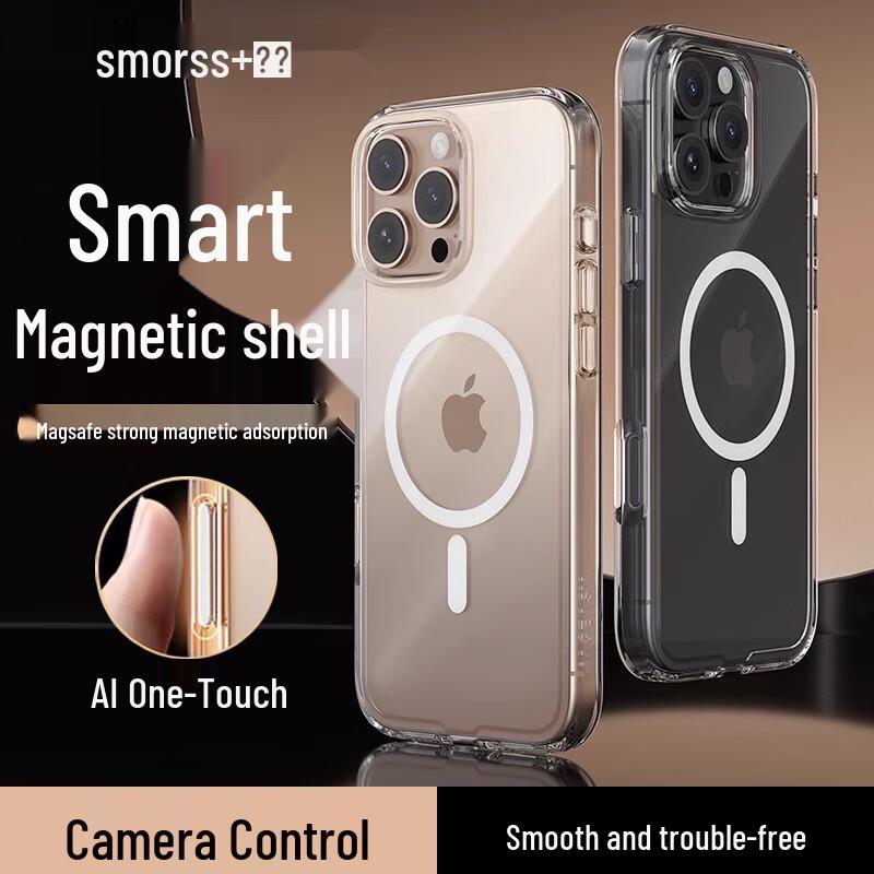 

Smorss iPhone 16 MagSafe Camera Button Shockproof Case iphone16