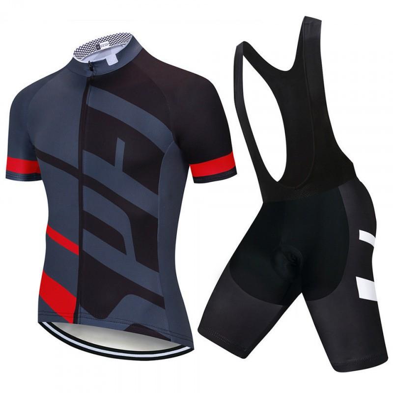 Mens Cycling Jersey Shorts Set Breathable Bike Apparel Road Mountain Biking