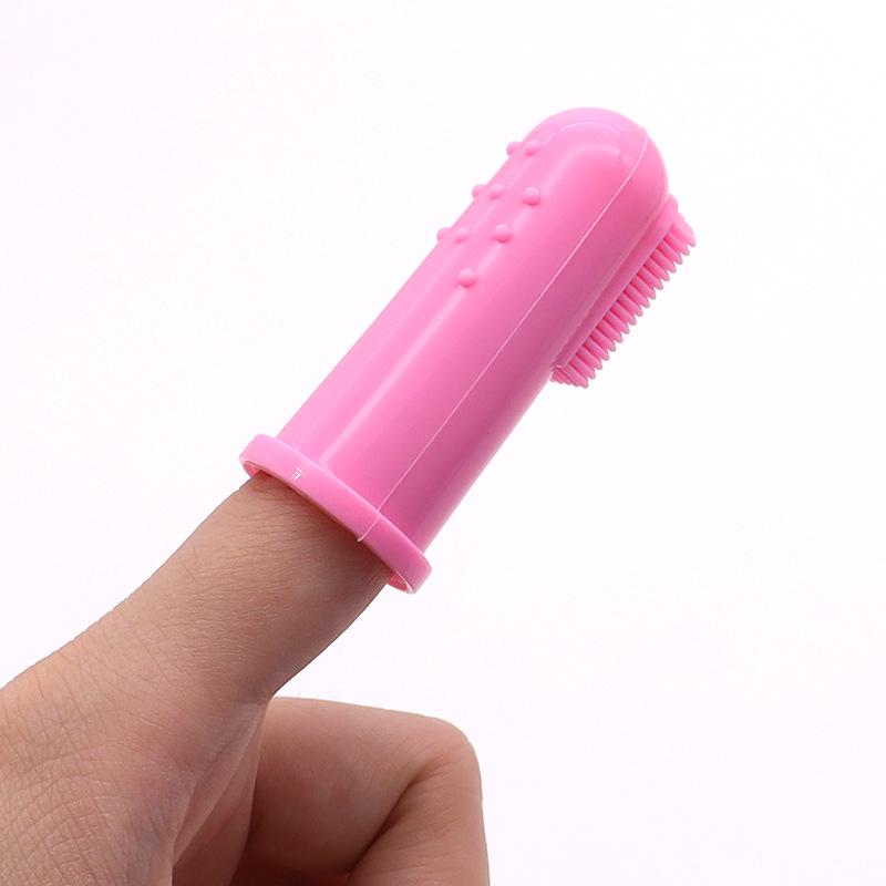 Silikon-Fingerzahnbürste zur Reinigung von Haustierzähnen – Ideal für Katzen und Hunde, zur Entfernung von Zahnstein und als Zahnpflegebürste.