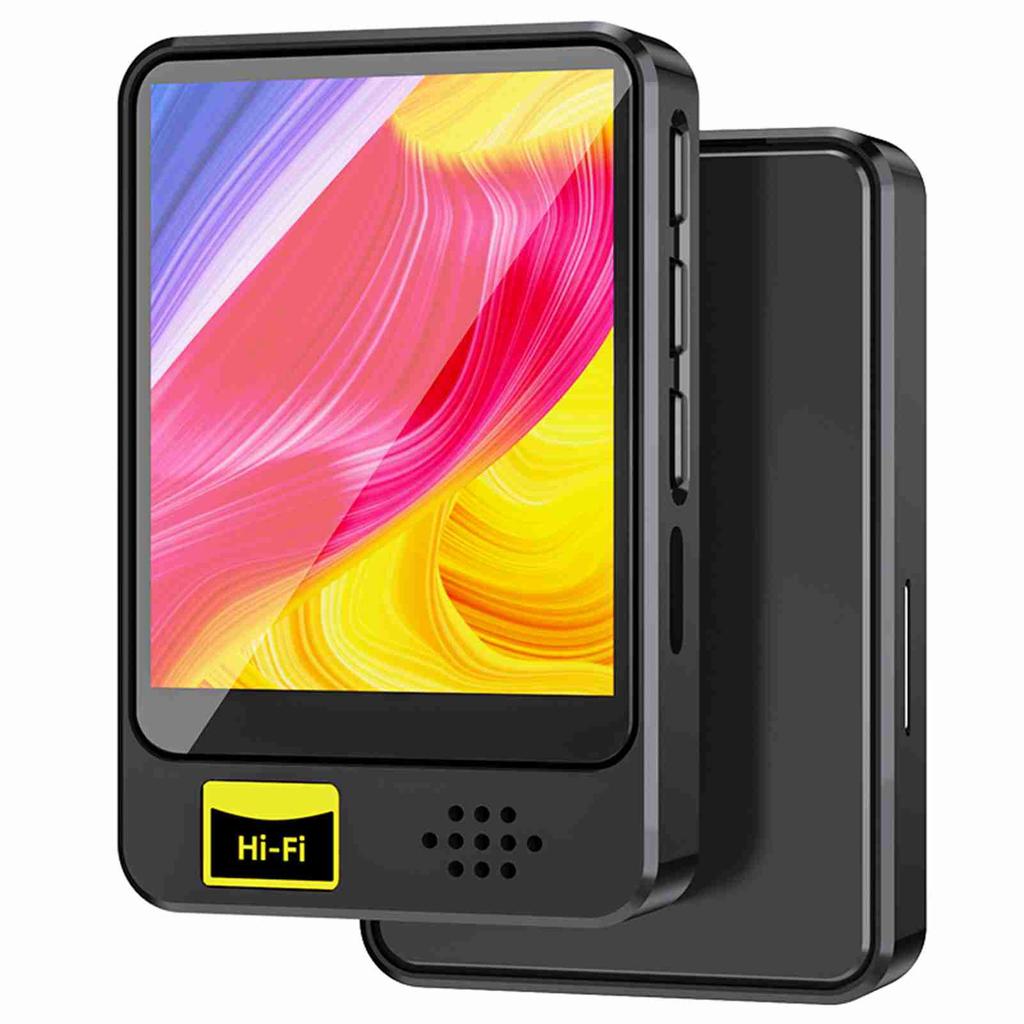 USB Audio Player Hi Fi Mp3 Player Mini MP3 MP4 Player with Speaker BT USB Charging Suitable for Sports and Travel Music