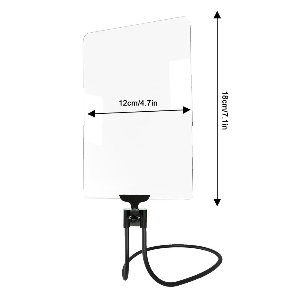Hands-Free 3x Large Magnifier Page Full Page Glass Reading Aid Lens Magnifyings Fresnel Glass Lens Book Page Magnification
