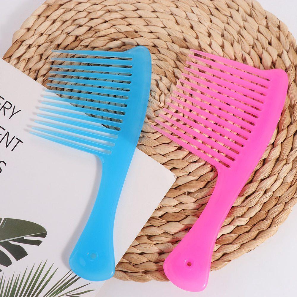 Anti-static Large Wide Tooth Comb Smoothing Comb Oil Head Comb  Reduce Hair Loss