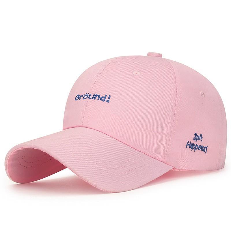 Korean-Style Trendy Unisex Sunshade Baseball Cap – Embroidered, Duckbill Design for Casual and Outdoor Wear.