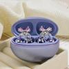 Earbuds FreeClip Borboleta Diamante Clipe de Orelha: Brinco Feminino Elegante, Luxuoso, de Alta Classe