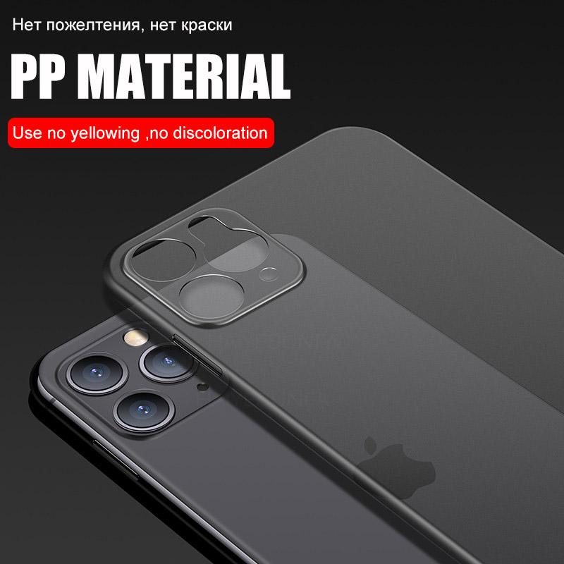 0.2MM Ultra Thin Case For Iphone 13 14 15 Pro Max 12 Mini 11 X XR XS Max Cover For Iphone SE 2020 2022 7 6 8 Plus Hard PC Case