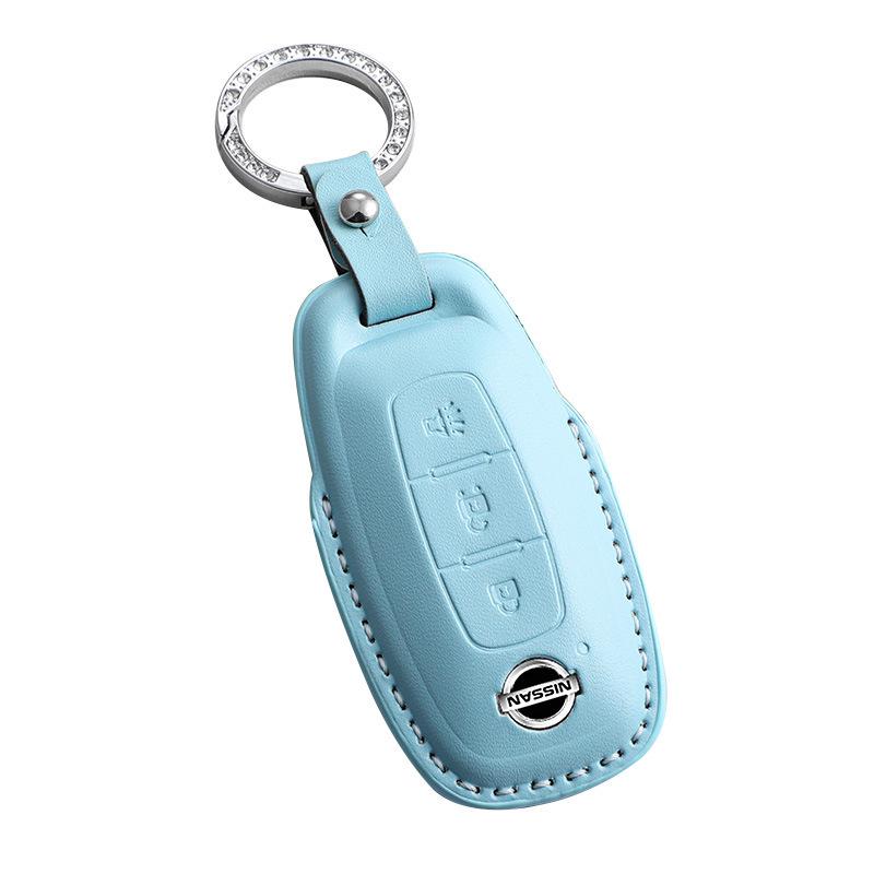 PU Key Case for 2023 Nissan Altima, 14th Gen Sylphy, Qashqai, X-Trail, Kicks, Murano, Tiida – Available in 3 Colors.