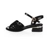 Frühling und Herbst Neue Luxus Damen Exquisite Sandalen Sommer Mode Atmungsaktive Hohlsandalen Vielseitige Lässige Damenschuhe