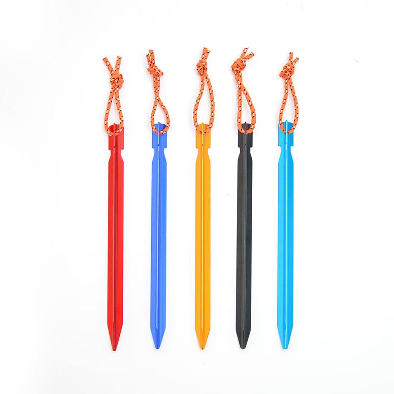 OEING Outdoor Triangular Aluminum Tent Stakes