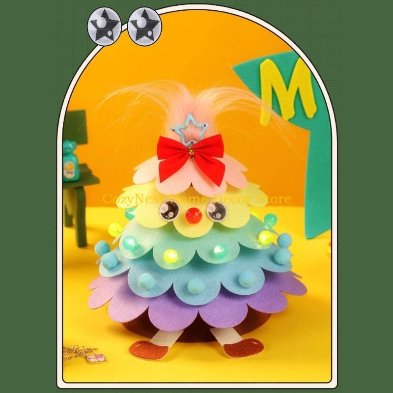 92MF Tabletop Christmas Tree Home Desk Decoration Ornaments Mini Christmas Tree