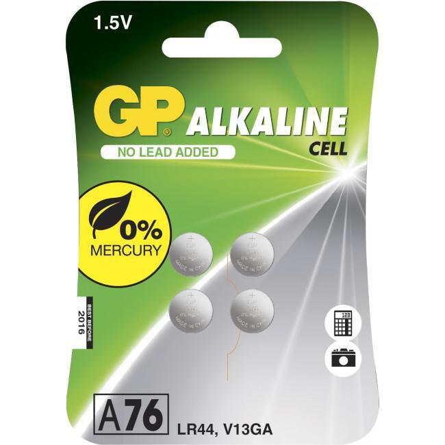 Gp Batteries Gp Alkaline Button Cell Lr44, 103183