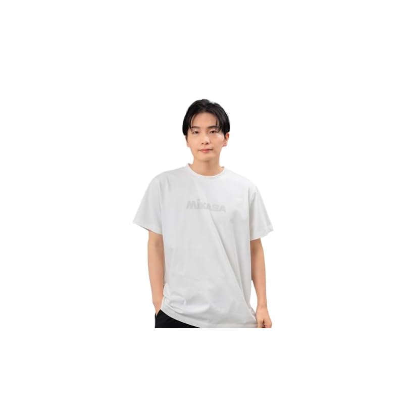 [Mikasa] MIKASA Short-Sleeve T-Shirt, Off-White, XL Size (Unisex) 2600-OWXL