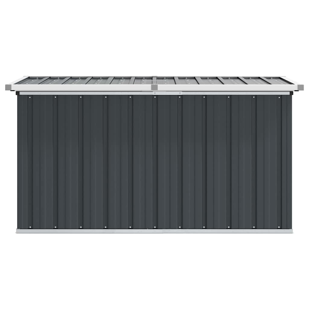 Garden Storage Box Anthracite Grey 129 X 67 X 65 Cm