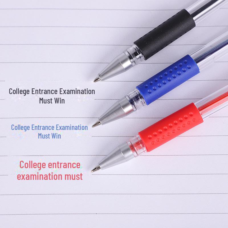 Neutral 0.5mm Black Ballpoint Pen for Exams and Signatures - Student and Office Use