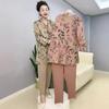 Chic Influencer Trendy Plus Size Casual Two-Piece Set for Women