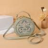 Bags Crossbody Bags Women 2025 Spring New Chinese Style Embroidery Handbags High-end New Chinese Style Fashion Small Round Bag