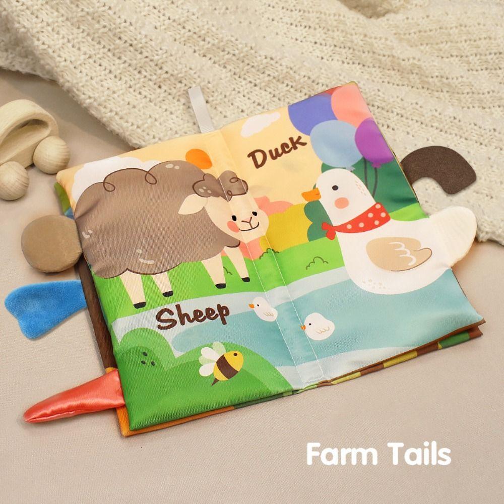 Parent-child Baby Cloth Book Sound Paper Puzzle Cloth Book  Intelligence Development