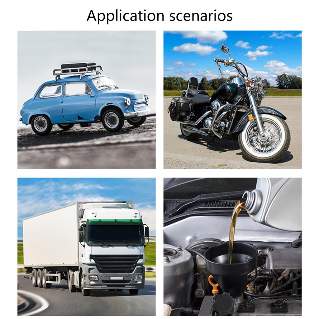 Ölfüllung Diesel Kraftstofftrichter Benzin Korrosionsbeständig Füllen Motorrad Weithalsfilter Biegbarer Ausguss Universal