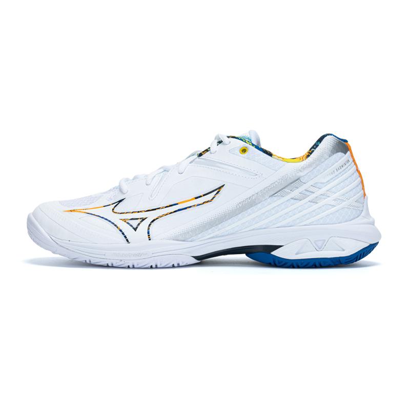 Mizuno Wave Claw 3 Profesionální Pohodlné Všestranné Tlumící Odolné Nízké Badmintonové Boty Unisex Boty Bílé 71GA244333