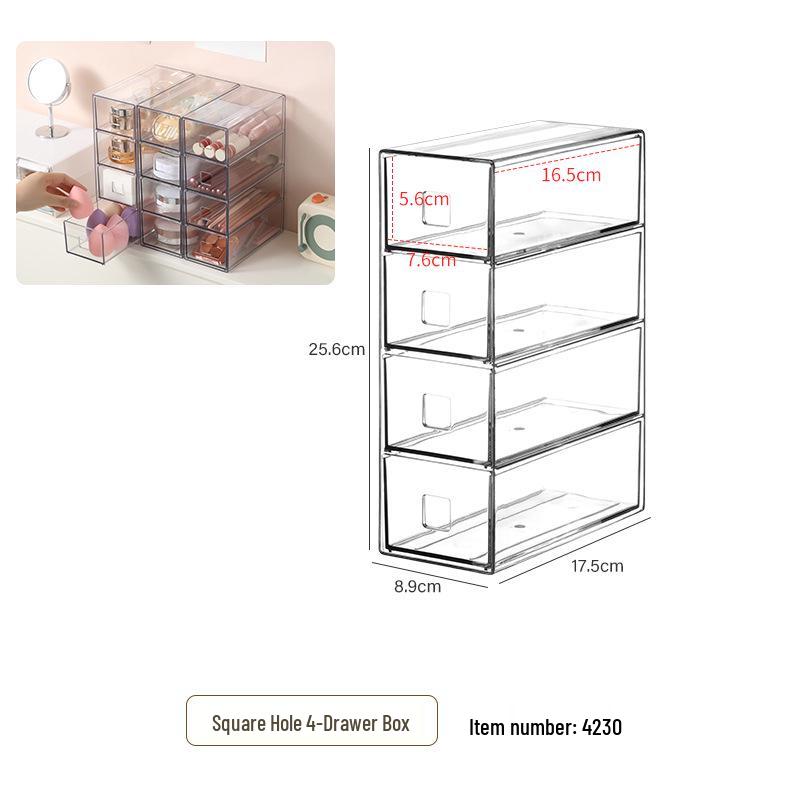 Clear Acrylic Jewelry Storage Box: Elegant Display for Earrings, Necklaces, and Accessories