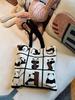 Panda Women’s Large Capacity Canvas Tote Bag for Students and Professionals