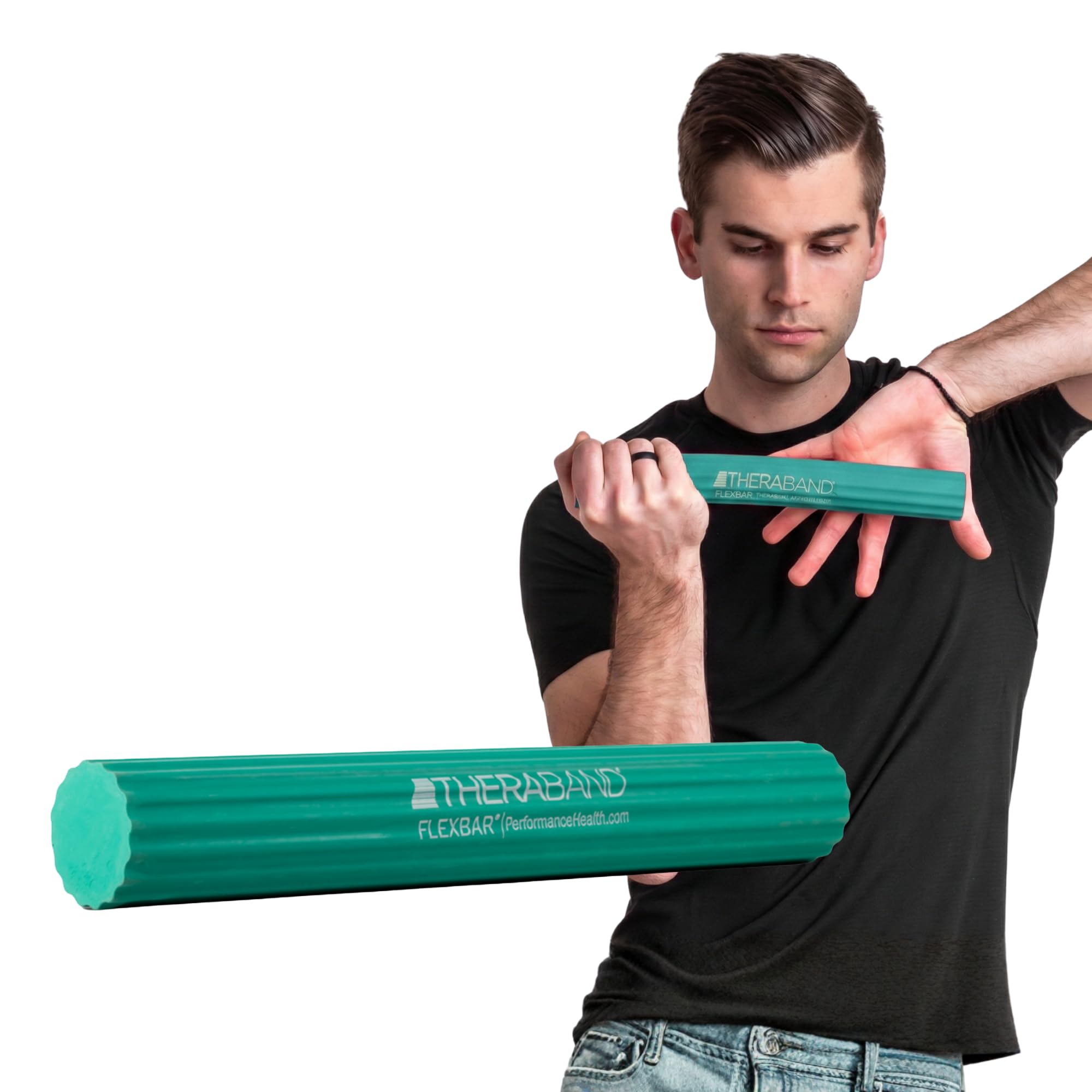 Thera-Band Unisex Grün Flexibler Übungsstab 30 Cm (12 Zoll) - Bild 6