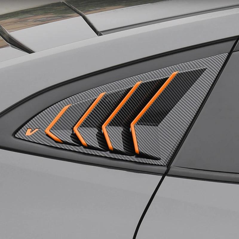 For Changan 3th UNI-V 2022-2025 Blinds Rear Triangular Car Window Exterior Decorative Patch Modified Supplies Accessories