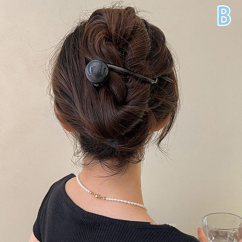 Retro Ponytail Twist Hair Clips  Pearl Shark Clip Hairpins Barrettes Hairgrip Hair Accessories For Women