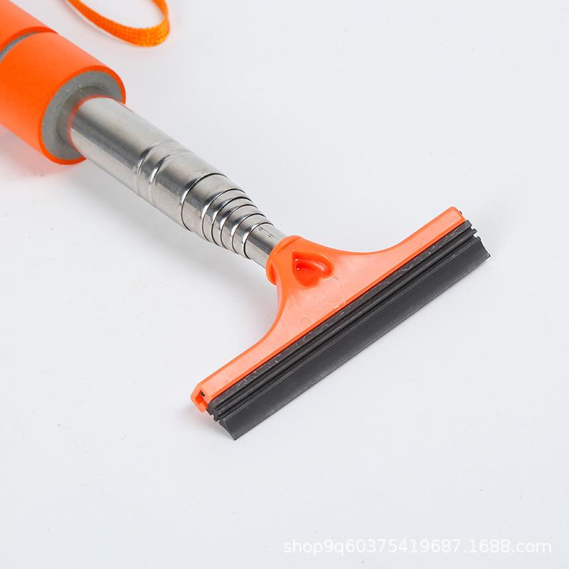 Car Front Windshield Rainproof Cleaning Brush Scraper New Multifunctional Car Rearview Mirror Telescopic Wiper Wash