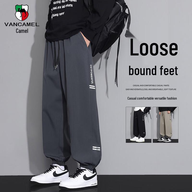 VANCAMEL Men s American Retro Tapered Sweatpants L