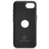 DG.MING For iPhone 16e Case Anti-Drop Leather Coated PC+TPU Phone Back Cover