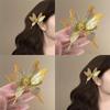Sweet Retro 3D Butterfly Hair Clip Fashion Side Clip Temperament Resin Butterfly Hairpin For Hanfu Cheongsam Hair Accessories