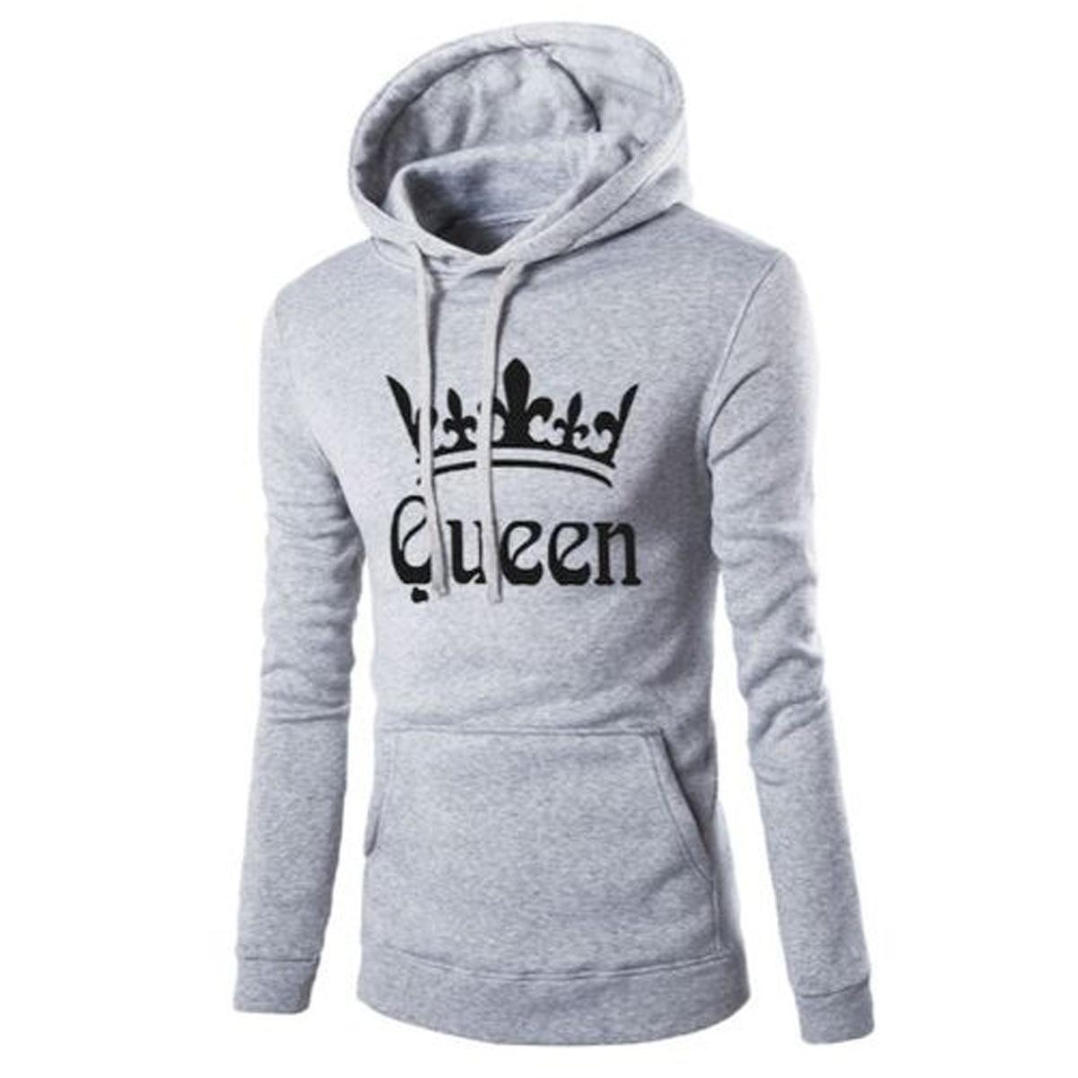 Повседневные толстовки с капюшоном для пар — фото 5