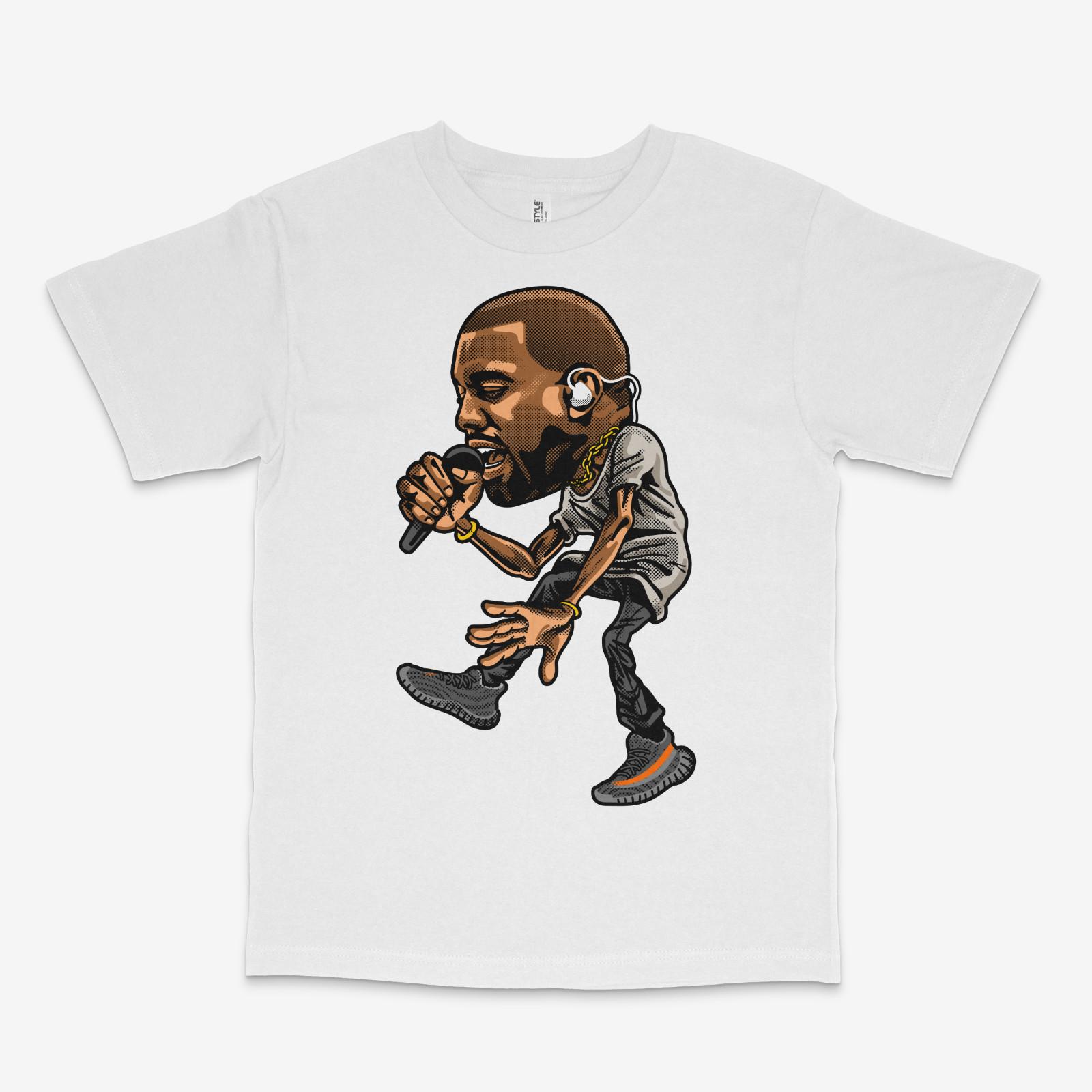 Ye Concert White Tee S разноцветный