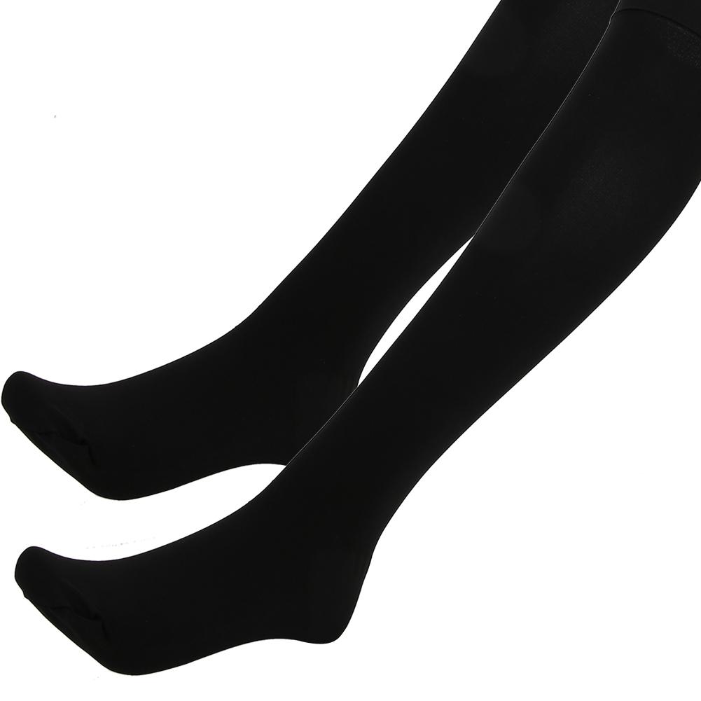 Outdoor Sport Compression Stockings Thining Calf Vein Elastic Socks Pressure Varicose Shaping Blackclose Toe