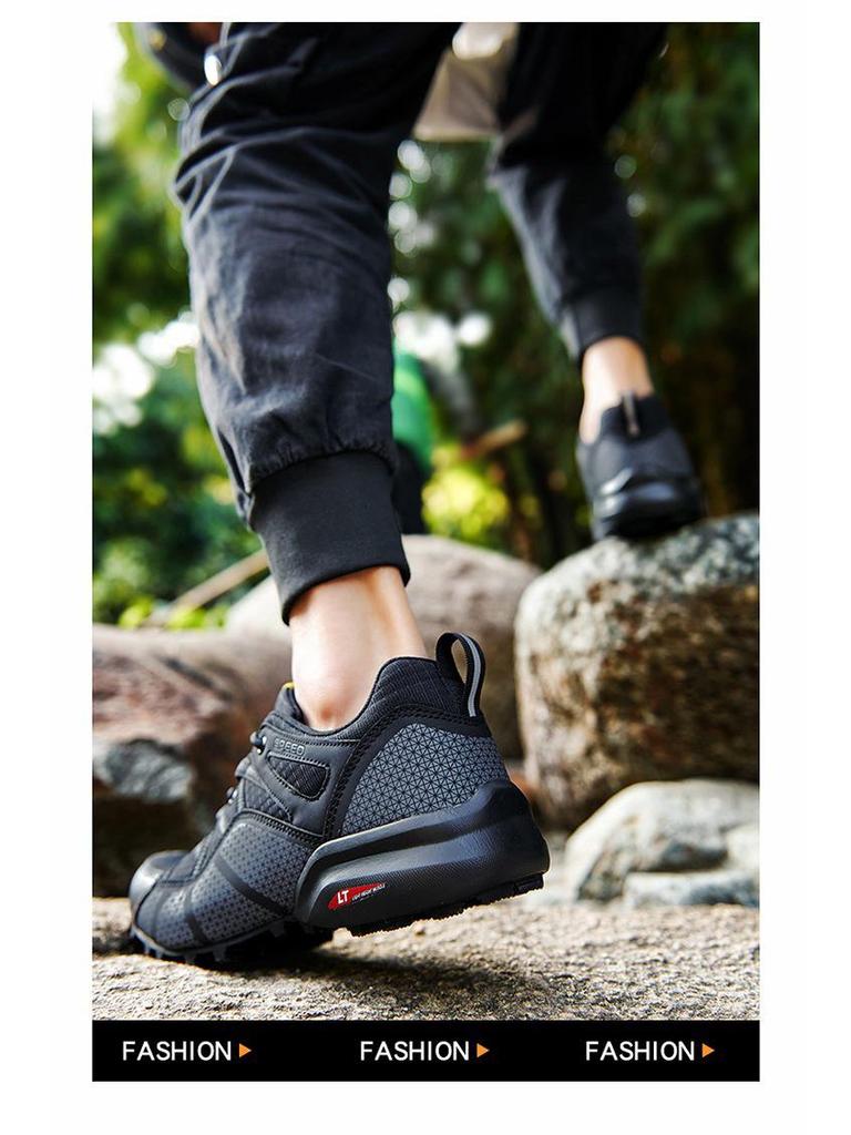 2025 Leichte atmungsaktive Mesh-Sportschuhe für Herren, rutschfest, für Outdoor, Freizeit, Wandern