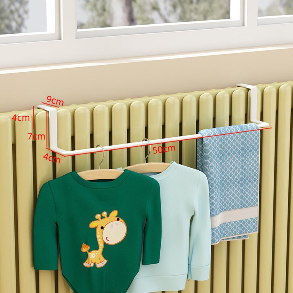 Easy Install Towel Rack Large 50cm Heated Towel Rack Sleek Modern Design Space-saving Design Sturdy Metal Construction