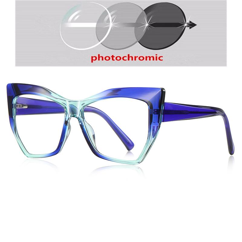 Big Frame Cat Eye Nearsighted Eyeglasses For Women TR90 Oversized Short-sight Prescription Spectacles Female 0 -0.5 -0.75 To -6.0