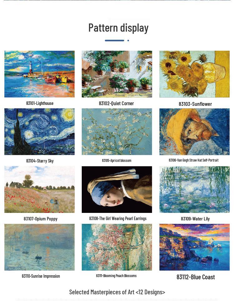 1,000-Piece High-Difficulty Jigsaw Puzzle for Adults - Stress Relief and Boredom Buster Featuring Famous Van Gogh Oil Paintings.