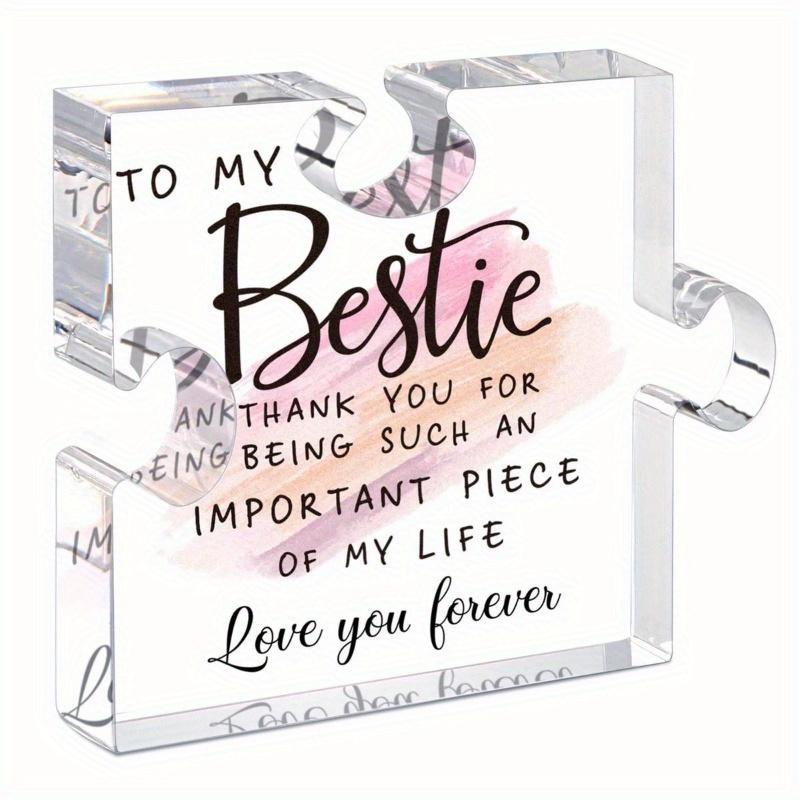 Unique Bestie Puzzle - Versatile Acrylic Gift for Female Friends