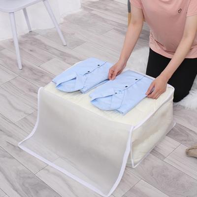 Yerden Tasarruf Sağlayan Şeffaf Premium Taşınabilir Dolap Yatak Takımları Organizatör Yorgan Saklama Çantası