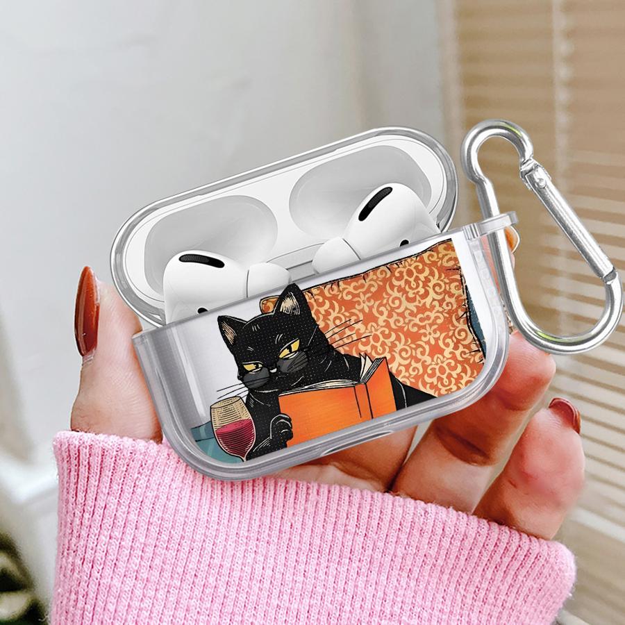 Clear Earphone Cases Cover Case For Airpods 2 Pro3 Pro2 4 1 Pro 3 Creative Kitten