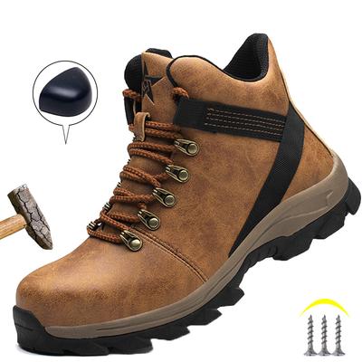 Nowe Buty Robocze Niezniszczalne Buty Bezpieczeństwa Męskie Buty z Podnoskiem Stalowym Odporne na Przebicie Trampki Antypoślizgowe Wodoodporne Buty Ochronne