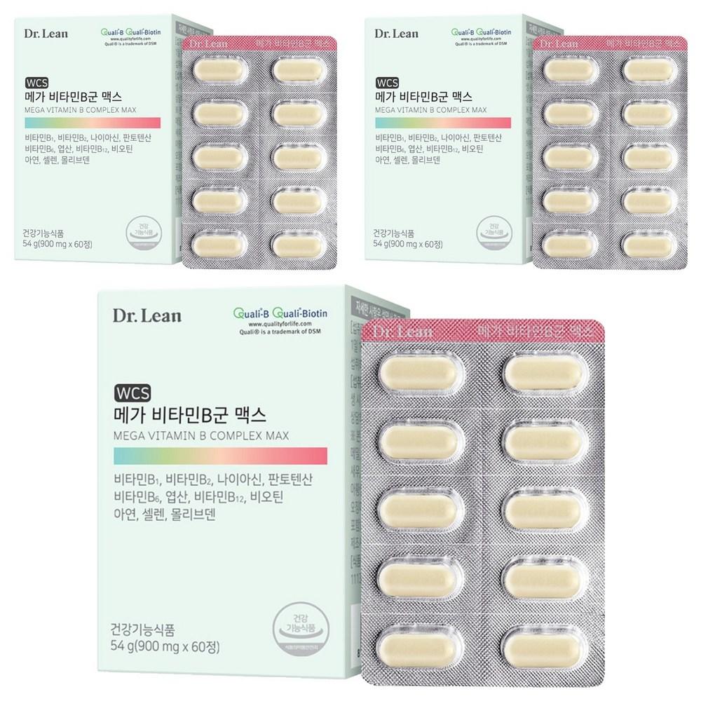 Dr. Lin Mega Vitamin B Complex Max 60 Tablets 3 pcs