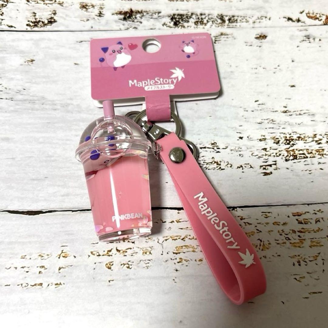 

[Б/У] Брелок-подвеска MapleStory Juice Розовый Бин