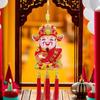 Plush Wealth Pendant Traditional Spring Festival Pendant New Year Ornaments  Chinese New Year