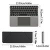 Bluetooth 5.3 Wireless Bluetooth Keyboard Universal Detachable Foldable Keyboard Compact Ergonomic Rechargeable Keyboard