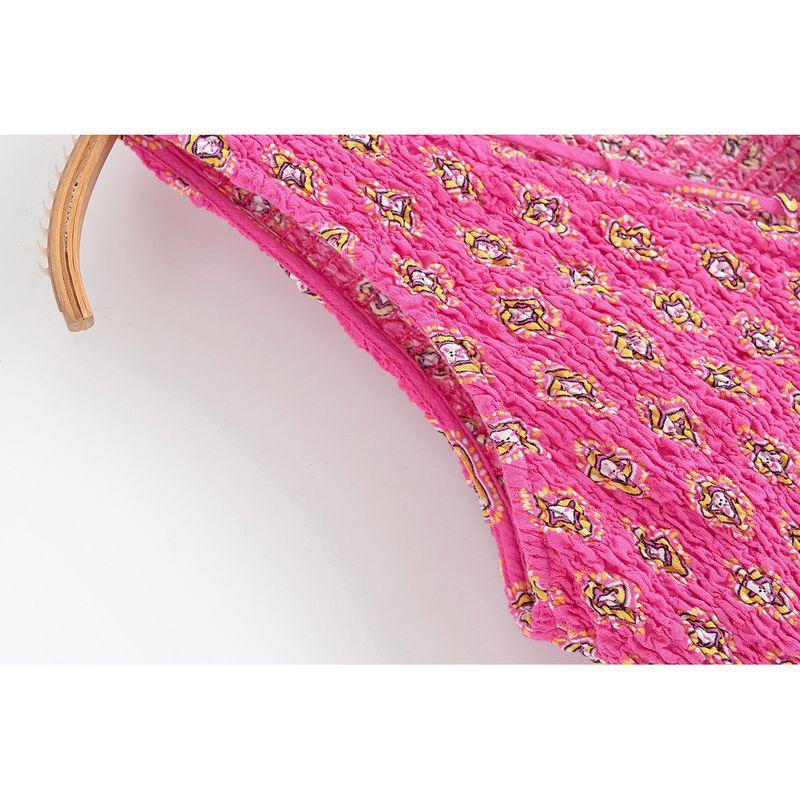 Kaslead New Women clothes Western Style Fashion V-neck Sleeveless Top Skirt 8486505 8497505