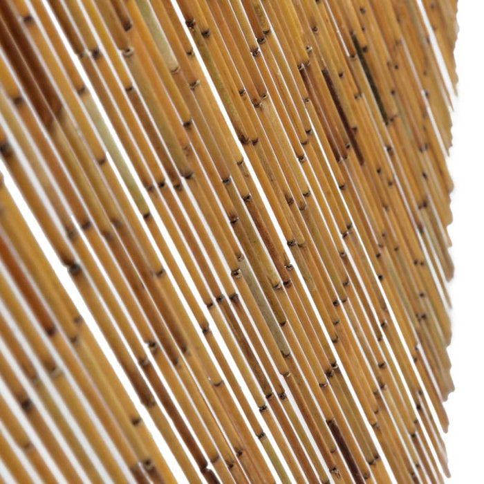VidaXL Rideau de porte contre insectes Bambou 120 x 220 cm