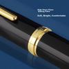 HERO Fountain Pen Gift Box, Rongyao Series, Business Gift Daily Writing for Men And Women Office Signature Pen Ink Set, Black