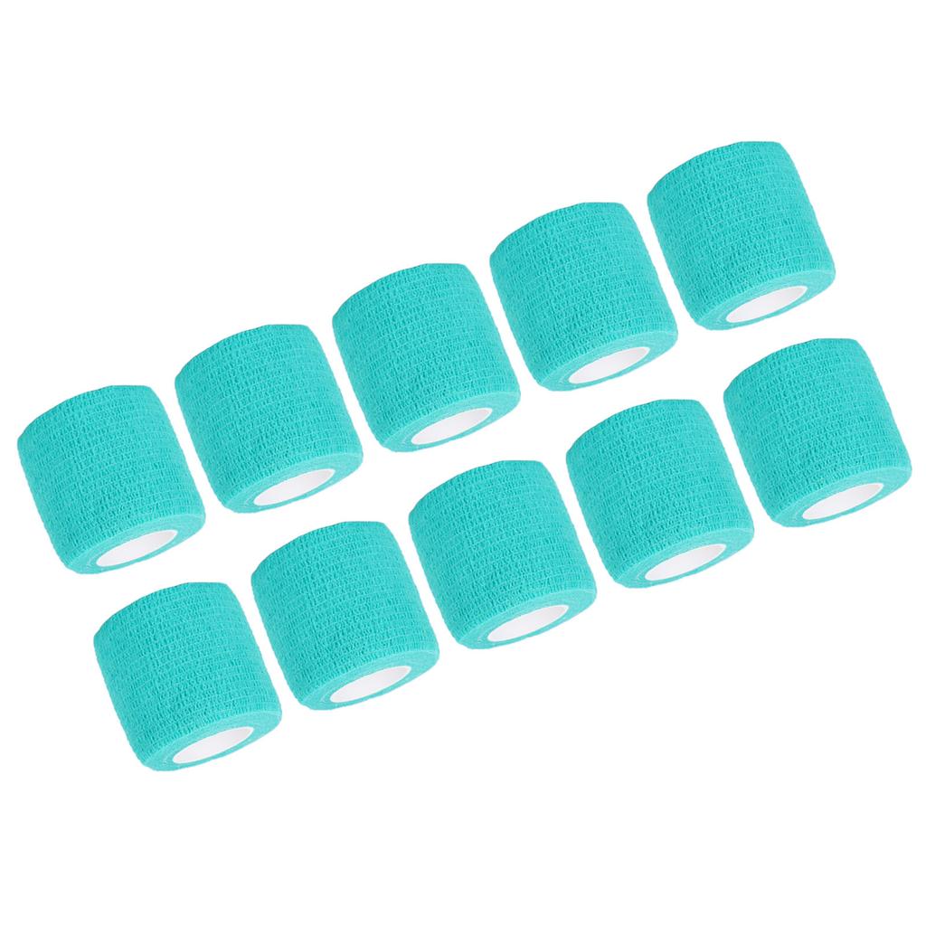 10Pcs Self Adhesive Elastic Bandage Multifunctional Disposable Shockproof Antislip Tattoo Handle Strap